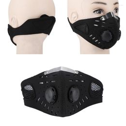 Motorcycle Helmets Windproof Anti Dust Sport Cycling Face Mask Activated Charcoal Half Winter Warm Outdoor Ride Bike Ski