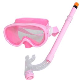 Diving Goggles Boys and Girls Children Swimming Goggles Submersible Goggles Set Breathing Tube Semi-dry Snorkeling Diving Goggles with Snorkel 230606