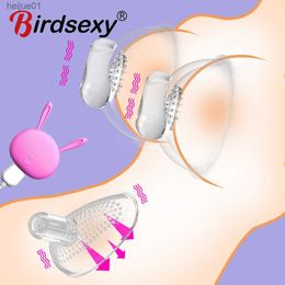 Nipple Masage Vibrator Clitoris Stimulator Oral Sex Adult sex toys Breast Pump Enlargement Licking Nipple Vibrator for Women L230518