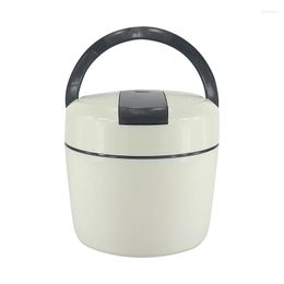 Dinnerware Sets Office Worker Bento Box Portable Plastic Lunch Insulated Double-layered Microwave Oven Can Heat