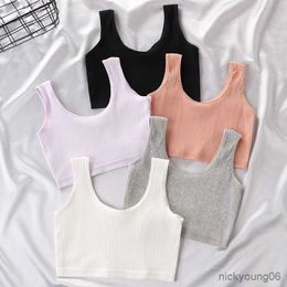 Maternity Intimates Girl Bra Cotton Sports Girls Underwear Kids Solid Color Soft Vest for Years Clothes