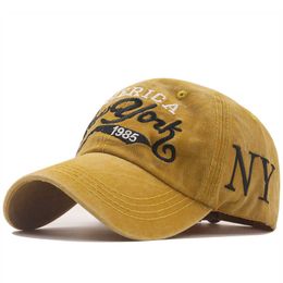 Ball Caps Newly washed cotton baseball fishing buckle men's father embroidered casual fancy hip-hop cap G230606