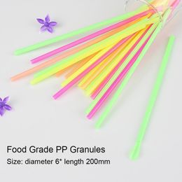 Drinking Straws Multiple Colours Plastic Straw For Party 100pcs/set Disposable Bendable 100pcs