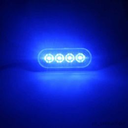 Sensor Lights New 1pc Led Warning Light Grille Flashing Lightbar Truck Car Beacon Lamp Blue Red Traffic Light R230606