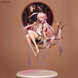 2021 New 30cm Game Animation Chinese Dress Ver Pvc Figure Houkai 3rd Sakura Yae Anime Figure Sexy Girl Action Figure Boy Toys L230522