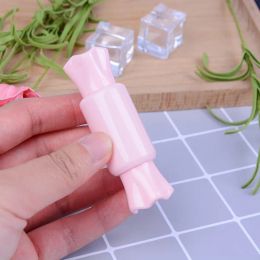 Simple 1pcs Portable 3.9mL Cute Empty Candy Shape Lip Gloss Tube Clear Empty Liquid Lipstick Refillable Container Lovely Lip Gloss Tube