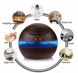 300ml USB Ultrasonic Humidifier Aroma Diffuser Diffuser mist maker with Blue LED Light