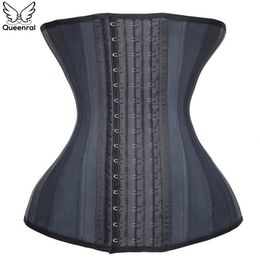 Waist Tummy Shaper Waist Trainer Corsets Latex gaine ventre Steel slimming underwear body Shaper women Bustiers colombian girdles Modelling Strap 230605