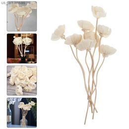 Diffuser Sticks Flower Rattan Fragrance Reed Stick Oil Aromatherapy Refill Aroma Scent Preserved Accessories Rose Air L230523