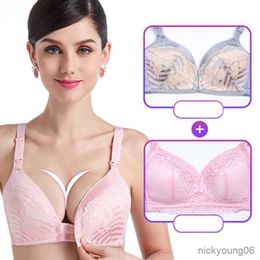 Maternity Intimates Bra Without Steel Ring Double-Breasted Double-Button Underwear Cotton Postpartum Breastfeeding