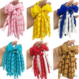 Other Girl Tassel Holders Curly Ribbons Streamers Hair Ring Cute Children Rubber Hair Accessories