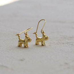 Stud Earrings 2023 Fashion Personality Schnauzer Dog Animal Cartoon Banquet Jewellery Accessories Gift