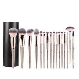 Brushes Anmor Professional Makeup Brushes Set With Bag Eyeshadow Foundation Powder Eyeliner Eyelash Lip Make Up Brush With Cylinder