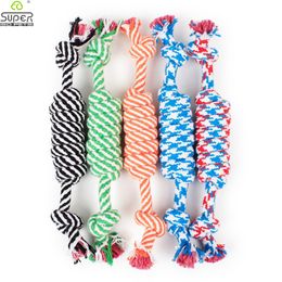 1 Pcs 27CM Dog Toys Funny Cotton Rope Toys For Small Puppy Dogs Pet Chew Toys Pet Supplies Random Colors