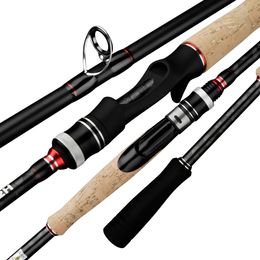 Spinning Rods Lure fishing rod 228m 24m XH XXH Fast Action 40LB 2sections Jerkbait Fishing Rod Carbon Casting for Big Game 230605