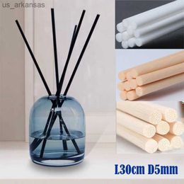 100pcs 30cmx5mm Fibre Rattan Sticks Essential oil Reed Diffuser Sticks Aromatic Sticks for Home Fragrance Air Freshener L230523