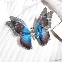 Other Colourful Butterfly Hair Clips Beautiful Hairpins for Women Girls Yarn Hair Hairgrip Barrettes Bridal Hair Accessories