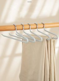 Hangers 10Pcs Pants Slack Trousers Durable Anti-Rust Chrome Metal Ended Design For Easy-Slide Pant Jeans Skirt Slacks