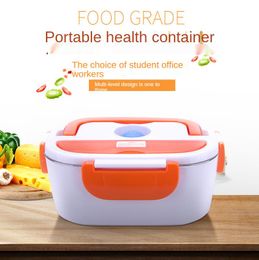 Appliances 1224v 110v 220v Lunch Box Food Container Portable Electric Heating Food Warmer Heater Rice Container Dinnerware Sets