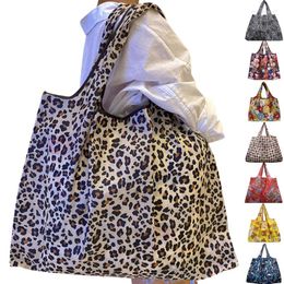 Shopping Bags Fashion Bulk Foldable Reusable Women's Handbags Shoulder Grocery Large Storage