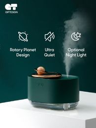 Humidifiers GIFTESIGN Saturn Mist Humidifier with Rolling Planet Desktop USB Powered Humidifier for Bedroom creative design Gift