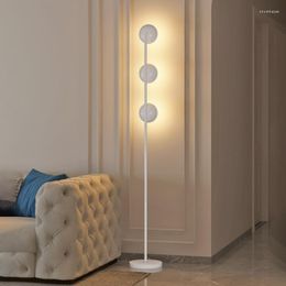 Floor Lamps Nordic Minimalist Creative Led Ambient Lamp Living Room Home Decor Sofa Side Corner Standing Light Bedroom Bedside