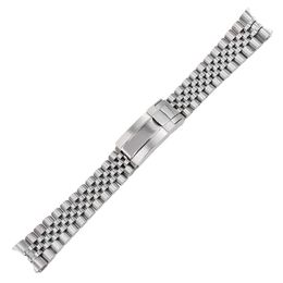 20mm 316L solid stainless steel Replacement Wrist Watch Band watchband Strap Bracelet Jubilee with Oyster Clasp For Master II244T