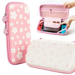 Taschen Wasser Staubdicht Niedlich Rosa PU Leature Tragbare Tasche für Switch Case Tasche für Switch Lite Case Aufbewahrungstasche Abdeckung Spielzubehör