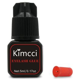 Tools Kimcci 5ml Eyelash Extension Glue 13 Seconds Fast Drying Eyelashes Glue Pro Lash Glue Black Adhesive Retention 57 weeks