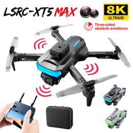 Intelligent Uav Profession XT5 RC Drone 360 Degrees Obstacle Avoidance 8K FPV WIFI Optical Flow Dron Fpv Dual Camera Follow Me Quadcopter 230605