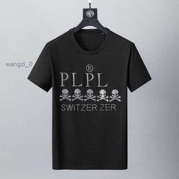 Phillip Plain Men's t Designer Pp Skull Diamond Shirt Short Sleeve Dollar Brown Bear Brand Tee o High Quality Skulls Tshirt Tees Tops Asian Size S-3xl 17 CKYJ