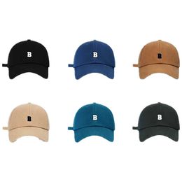 Ball Caps 2022 Cotton Letter B baseball cap Adjustable Outdoor Men's and Women's Buckle Hat 150 G230606