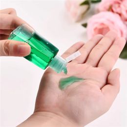 Top 30ml 60ml PET Plastic Bottle with Flip Cap Empty Hand Sanitizer Bottles Refillable Cosmetic Container for Lotion