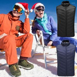 Hunting Jackets Heated Vest For Men Electric Heating With 3 Levels Intelligent Clothes Winter Outdoor Sports
