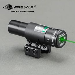 Fire wolf tactics YH211 Power Mini Mira Green Laser Sight Pointer with 11mm 20mm Dovetail for Hunting Rail