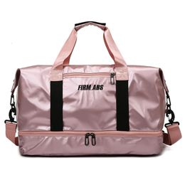 Yoga Bags Gym Bag Pearlescent Women Fitness Training Handbag With Shoes Pocket Waterproof Yoga Pack Travel Duffel Balso Sac De Sporttas 230605