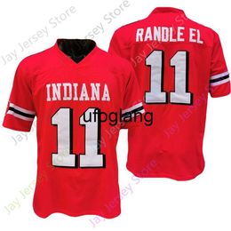 coe1 2021 NCAA College Indiana Hoosiers Football Jerseys 11 Randle EL Jersey Red Size S-3XL Youth Adult