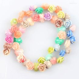 Beads 20pcs Loose Colorful Peony Natural Shell For Jewelry Making DIY Bacelet Necklace Ankles Accessories