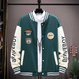 13 Youth Autumn and Winter Fashion Brand Coat Boys' 12 Year Old Children's Jacket 14 Junior High School Student Baseball Jersey 15 YNS9