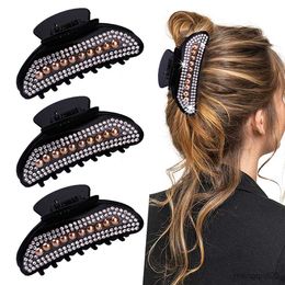 Other Women Anti-Slip Hair Hair Crab Black Barrettes for Daily Life Party Headwear Hair Accessories