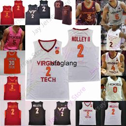 coe1 Virginia Tech Hokies Basketball Jersey NCAA College Nolley II Nahiem Alleyne Hunter Cattoor John Ojiako Maddox Keve Aluma Justyn Mutts Storm Murphy Lynn Kidd Cu