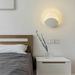 Wall Lamp Simple Modern Creative Children's Room Nordic Decorative Lighting Cream Style Bedside Bedroom El Club Indoor Aisle