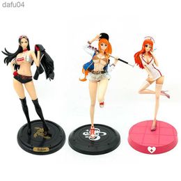 One Piece Tide Brand Female Emperor Robin Sexy Can Take Off Beauty Hand-run Nurse Nami Model DecorationGKPVCanimation Peripheral L230522