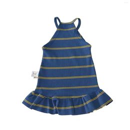 Girl Dresses Toddler Kids Baby Girls Daisy Slip Dress Stripe Beach Clothes