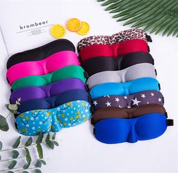 3D Sleep Mask Natural Sleeping Eye Mask Eyeshade Cover Shade Eye Patch Blindfold Travel Eyepatch 12 style JL3485