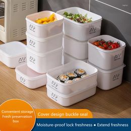 Storage Bottles Kitchen Thickened Box Sealed Plastic Freshener Refrigerator Microwave Heating Lunch Food Container