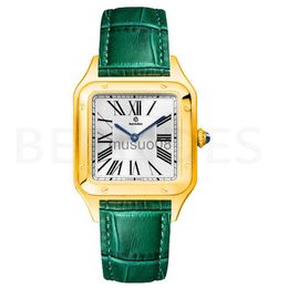 Other Watches Elegant Womens Watch Business Mens Watch Quartz Movement Cow Leather Band Multicolor Optional Stainless Steel Case Sapphire Glass Suitab J230606