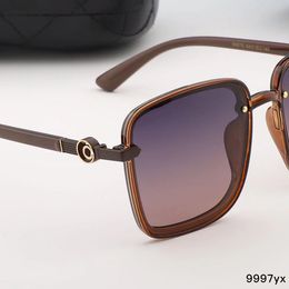 Fashion Designer Sunglasses Man Woman Luxury Sun Glasses Rectangle Goggle Adumbral Colour Full Frame Optional Top Quality 9997