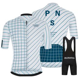 Cycling Jersey Sets PAS NORMAL STUDIOS Ropa de ciclismo cycling suit 2023 PNS summer men's short sleeved clothing team shirt 230606