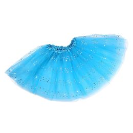 Bronzing Polka Dot Mini Sequins Fashion Mesh Summer Adult Tutu Skirts Women's Ballet Dress Jupe New G220606